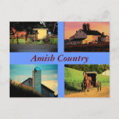 Amish Montage Briefkaart (Voorkant)