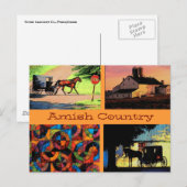 Amish Montage Briefkaart (Voorkant / Achterkant)