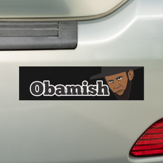 Amish Obama Bumpersticker (Op auto)