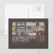 Amish One Room Briefkaart (Voorkant / Achterkant)