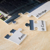 Amish Overdekte Brug Legpuzzel (Zijkant)