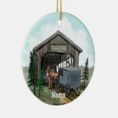 Amish overdekte brug ornament (Rechts)