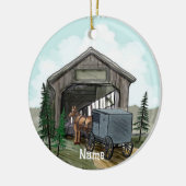 Amish overdekte brug ornament (Links)