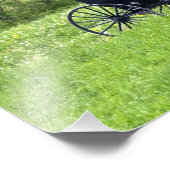 Amish paard en buggy bij Berlijn, Ohio. Foto Afdruk (Hoek)