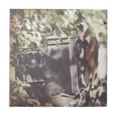 Amish-paard Tegeltje (Voorkant)