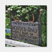 Amish Parkeerbord Magneet (Voorkant)