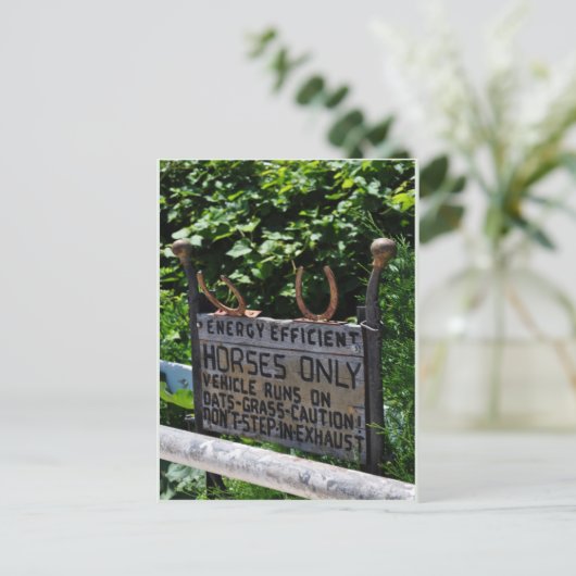 Amish Parking Briefkaart (Staand voorkant)