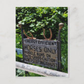 Amish Parking Briefkaart (Voorkant)