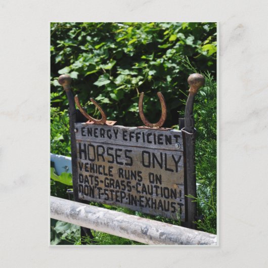 Amish Parking Briefkaart (Voorkant)