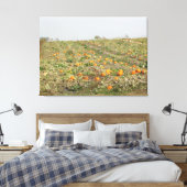 Amish Pompoenveld Fotografie Wand Kunst Canvas Afdruk (Insitu (Slaapkamer))