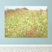 Amish Pompoenveld Fotografie Wand Kunst Canvas Afdruk (Insitu (Houten vloer))