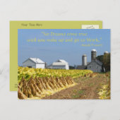 Amish Proverb. Dromen. Lancaster Lititz Briefkaart (Voorkant / Achterkant)