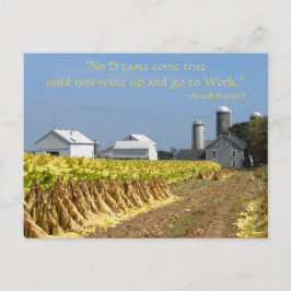 Amish Proverb. Dromen. Lancaster Lititz Briefkaart