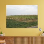 Amish Pumpkin Patch Boerderij Fotografie Wall Art Canvas Afdruk (Insitu (Woonkamer))