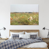 Amish Pumpkin Patch Boerderij Fotografie Wall Art Canvas Afdruk (Insitu (Slaapkamer))