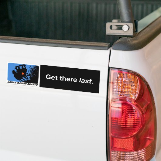 Amish Racing League bumper sticker (Op Truck)