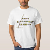 Amish Rake Fighting Champion T-shirt (Voorkant)