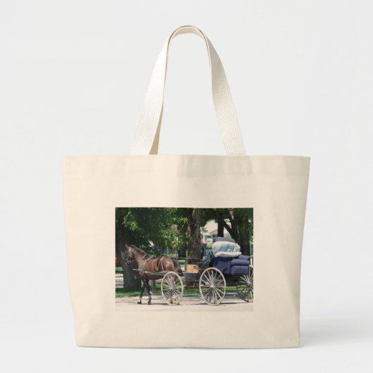 Amish Recliner Grote Tote Bag (Voorkant)