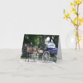 Amish Recliner Notecard Kaart (Gele Bloem)
