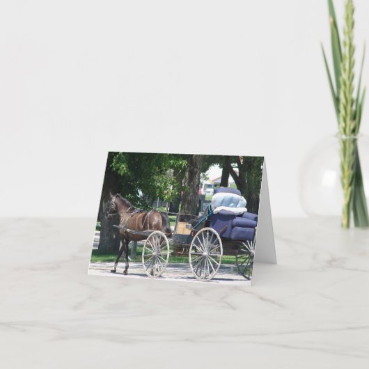 Amish Recliner Notecard Kaart (Voorkant)