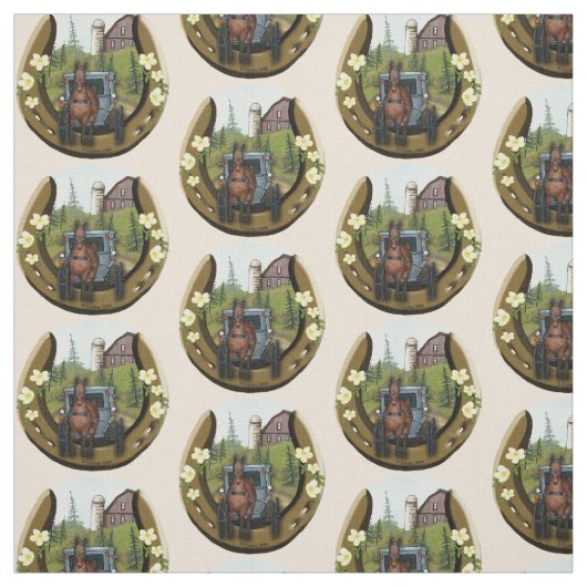 Amish Road Hoefijzer Stof (Swatch)
