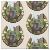 Amish Road Hoefijzer Stof (Close Up)