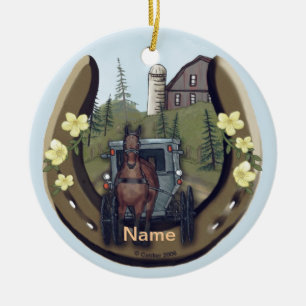 Amish Road Trip ornament