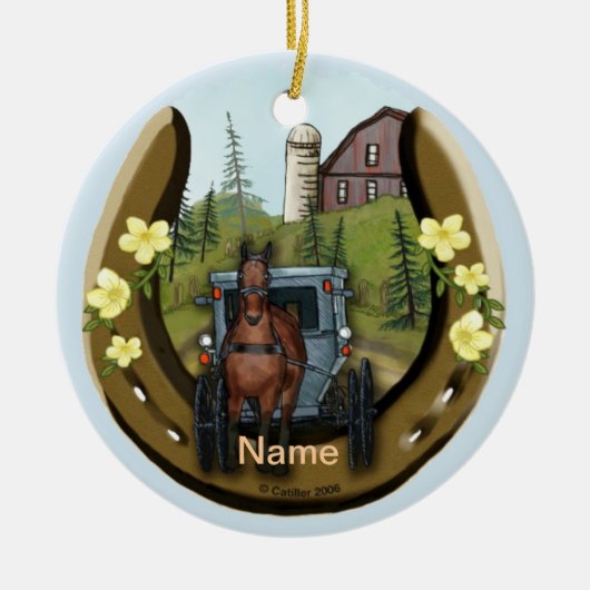 Amish Road Trip ornament (Voorkant)