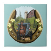 Amish Road Trip tegel Tegeltje (Voorkant)