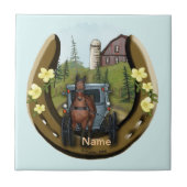 Amish Road Trip tegel Tegeltje (Voorkant)