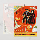 Amish & Rural Pennsylvania Briefkaart (Voorkant / Achterkant)