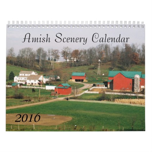 Amish Scenery 2016 Kalender (Hoes)