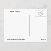 Amish School Briefkaart (Achterkant)