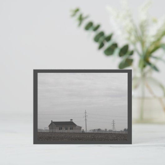 Amish Schoolhouse Briefkaart (Staand voorkant)
