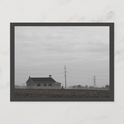 Amish Schoolhouse Briefkaart (Voorkant)