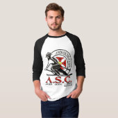 Amish Skiing Association T-shirt (Voorkant volledig)