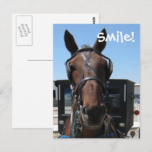 Amish Smile! Briefkaart (Voorkant / Achterkant)