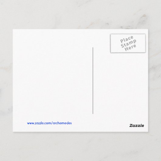 Amish Smile! Briefkaart (Achterkant)