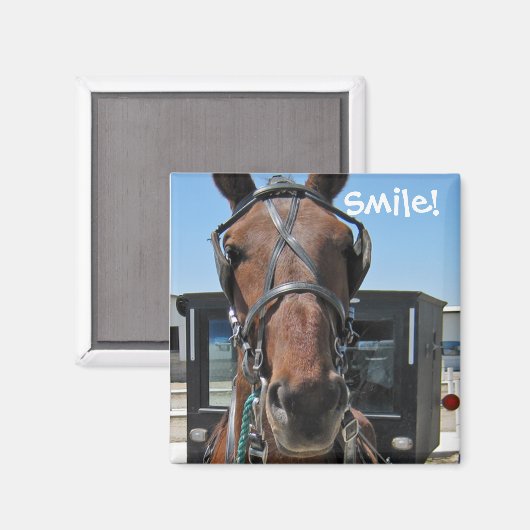 Amish Smile (o) Magneet (Voorkant / Achterkant)