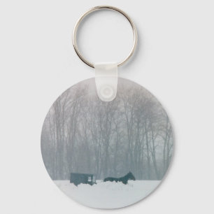 AMISH SNOWSTORM SLEUTELHANGER