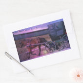 Amish Space Rechthoekige Sticker (Envelop)