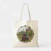 Amish Stad Dag Boodschappentas Tote Bag (Achterkant)