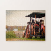 Amish Steam Tractor Legpuzzel (Horizontaal)