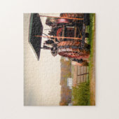 Amish Steam Tractor Legpuzzel (Verticaal)