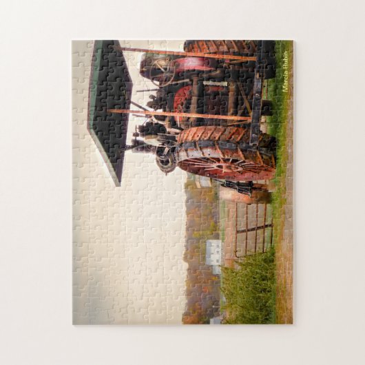 Amish Steam Tractor Legpuzzel (Verticaal)