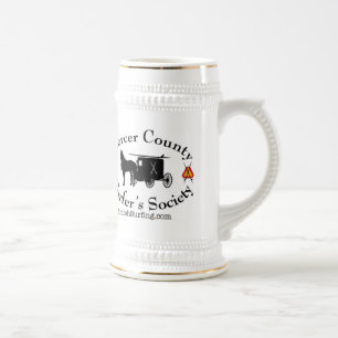 Amish Surfing and skiing Society beer stein Bierpul