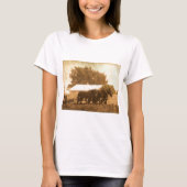 Amish Team in Sepia T-shirt (Voorkant)