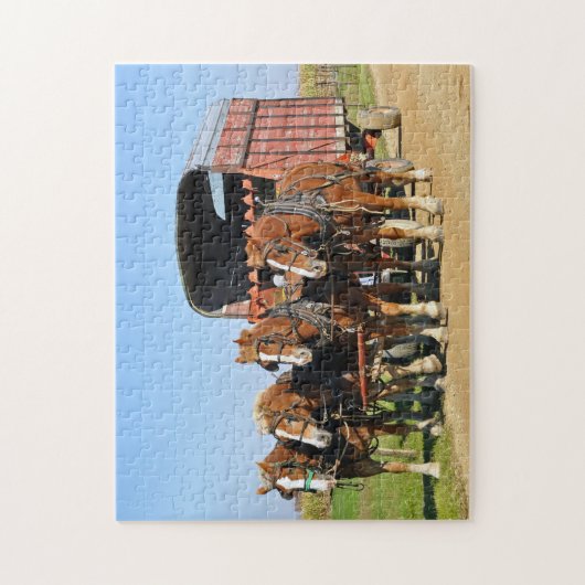 Amish Team of Vier Legpuzzel (Verticaal)