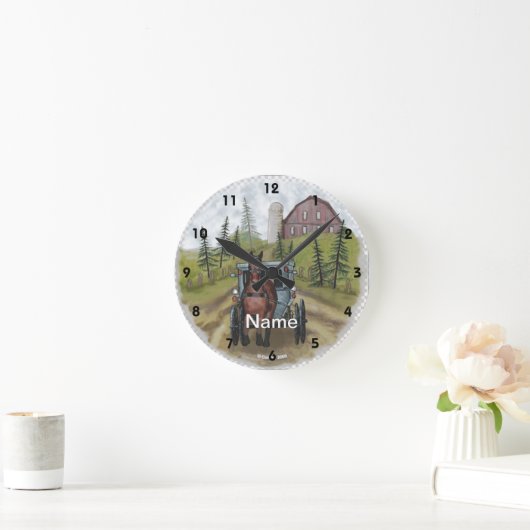 Amish Town Day Clock Ronde Klok (Huis)