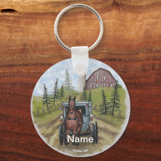 Amish Town Day sleutelhanger (Voorkant)